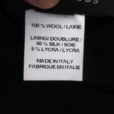 Marc Jacobs Mini Dress Black Wool Crepe Size 6 Sleeveless Sheath