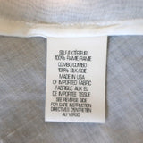 Theory Sleeveless Shirt Biaz Cream Ruffled Gauze Size Small Collared Blouse