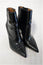 3.1 Phillip Lim Ankle Boots Delia Black Glossy Leather Size 37 Chelsea Booties