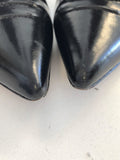 3.1 Phillip Lim Ankle Boots Delia Black Glossy Leather Size 37 Chelsea Booties - Celebrity Owned