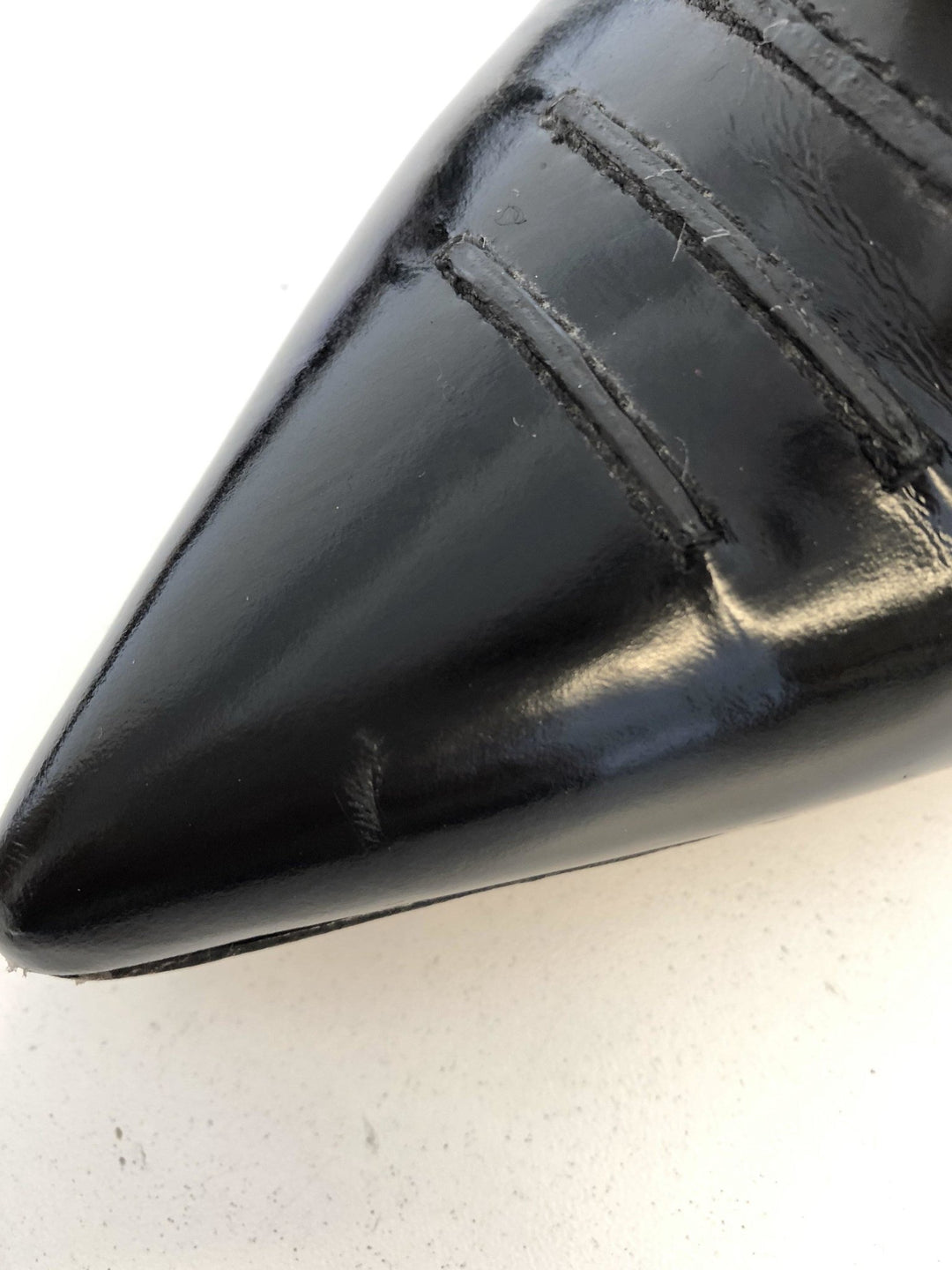 3.1 Phillip Lim Ankle Boots Delia Black Glossy Leather Size 37 Chelsea Booties - Celebrity Owned