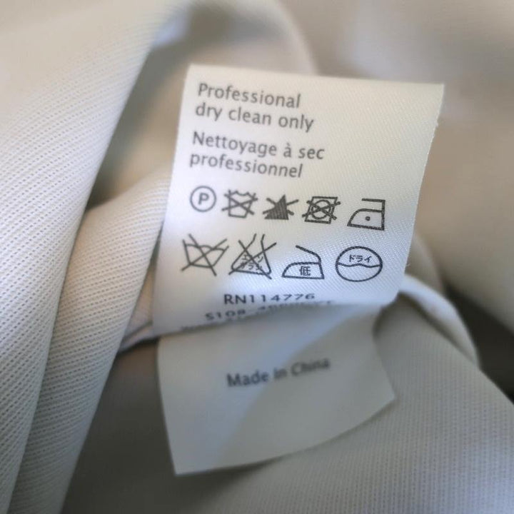 3.1 Phillip Lim Bow Dress Off-White Cotton Blend Size 4 Sleeveless Sheath - Celebrity Owned