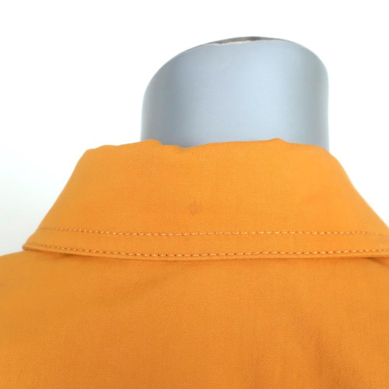 3.1 Phillip Lim Cropped Trench Bomber Jacket Marigold Stretch Cotton Size 2 - Celebrity Owned