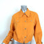 3.1 Phillip Lim Cropped Trench Bomber Jacket Marigold Stretch Cotton Size 2
