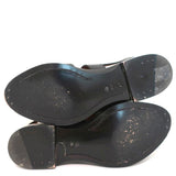 3.1 Phillip Lim Sandals Addis Black Cutout Leather Size 37 Open Toe Flats - Celebrity Owned