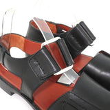 3.1 Phillip Lim Sandals Addis Black Cutout Leather Size 37 Open Toe Flats - Celebrity Owned