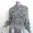 Isabel Marant Pullover Sweater Wenji White/Black Cotton-Blend Loose Knit Size 34