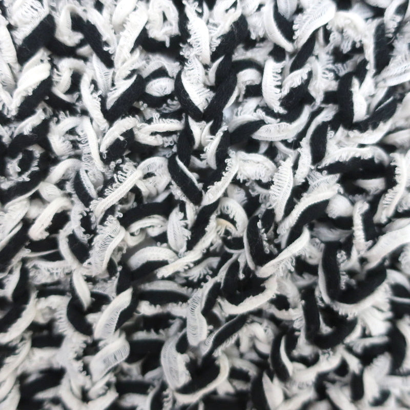 Isabel Marant Pullover Sweater Wenji White/Black Cotton-Blend Loose Knit Size 34