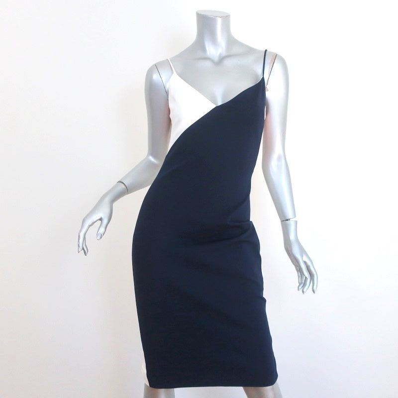 Cushnie Et Ochs Colorblock Dress Leah Navy/White Stretch Crepe Size 4 Celebrity Owned Cushnie Et Ochs Colorblock Dress Leah Navy/White Stretch Crepe Size 4 Celebrity Owned