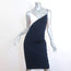 Cushnie Et Ochs Colorblock Dress Leah Navy/White Stretch Crepe Size 4