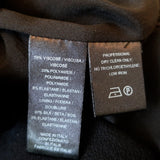 Narciso Rodriguez Colorblock Dress Black/White Pebble Crepe Size 40 NEW