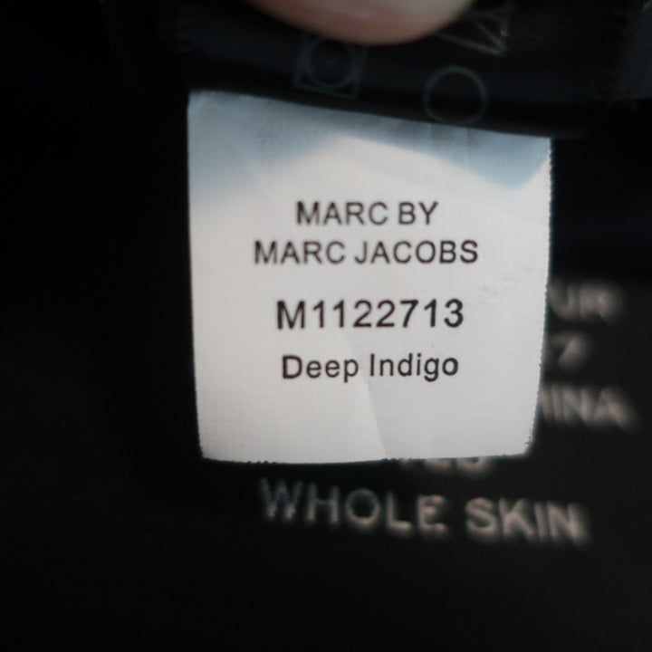 Marc by Marc Jacobs Rabbit Fur Jacket Karina Deep Indigo Size Medium