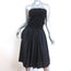 Dolce & Gabbana Strapless Dress Black Cotton Jersey & Ruffled Silk Size 44