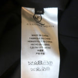 McQ Alexander McQueen Studded Mini Dress Black Crepe Size 38 Short Sleeve