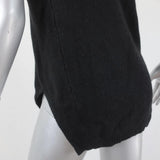 360 Cashmere Turtleneck Top Logan Black Size Extra Small Sleeveless Sweater - Celebrity Owned