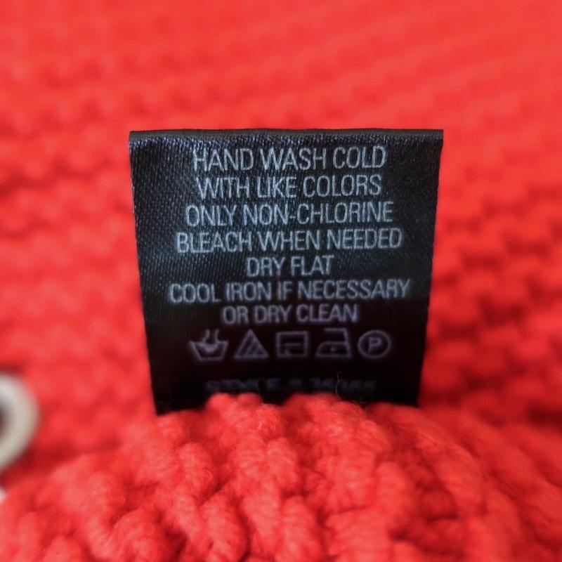 360 Sweater Emilia Red Cotton Knit Size Medium Lace-Up Side Pullover NEW - Celebrity Owned