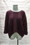 360 Sweater Merlot Cable Knit Wool Blend Size Small High-Low Pullover