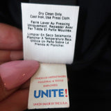 Donna Karan Clasp-Embellished Midi Dress Navy Draped Jersey Size Large NEW