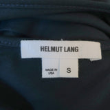 Helmut Lang Asymmetric-Back Tank Teal Jersey Size Small Scoop Neck Top