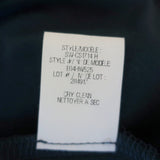 Helmut Lang Asymmetric-Back Tank Teal Jersey Size Small Scoop Neck Top