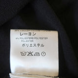 Valentino Tie-Sleeve Top Navy Draped Knit Size Medium NEW