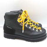 Proenza Schouler Hiking Boots Black Leather & Suede Size 41 Lace-Up Ankle Boots