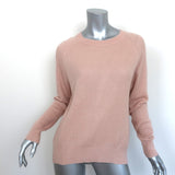 Vince Sweater Peach Cashmere-Linen Size Extra Small Crewneck Pullover NEW