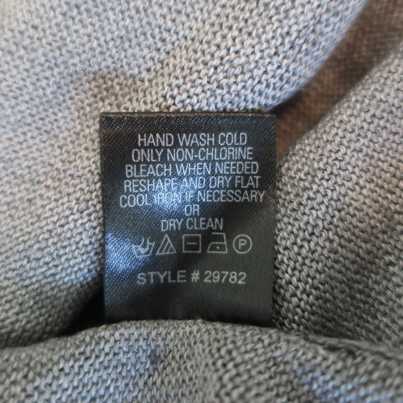 360 Sweater Scarf Gray Linen Shawl NEW