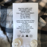 Veronica Beard Jeans Wrap Mini Dress Sherry White/Navy Gingham Size Extra Small