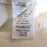 Celine Sleeveless Shift Dress Cream Stretch Linen Size 36