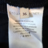 Stella McCartney Swallow Embroidered Sweatshirt Navy Size 36 Crewneck Pullover