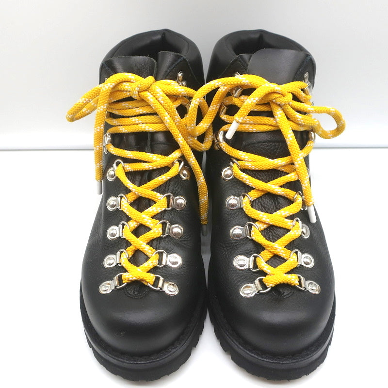 Proenza Schouler Hiking Boots Black Leather &amp; Suede Size 41 Lace-Up Ankle Boots