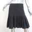 Burberry Pleated Skirt Black Pintucked Cotton Size US 8
