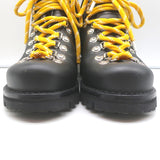 Proenza Schouler Hiking Boots Black Leather & Suede Size 41 Lace-Up Ankle Boots