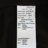 Michael Kors Collection Leather Strap Halter Top Dark Brown Jersey Size 4 NEW