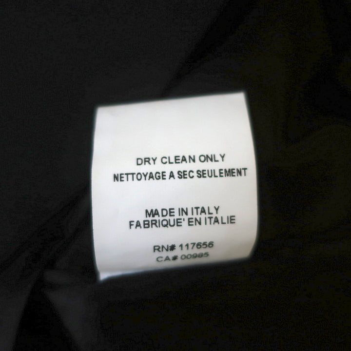 Thakoon Sleeveless Mini Dress Black Stretch Wool Size 4