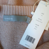 Vince Sweater Peach Cashmere-Linen Size Extra Small Crewneck Pullover NEW