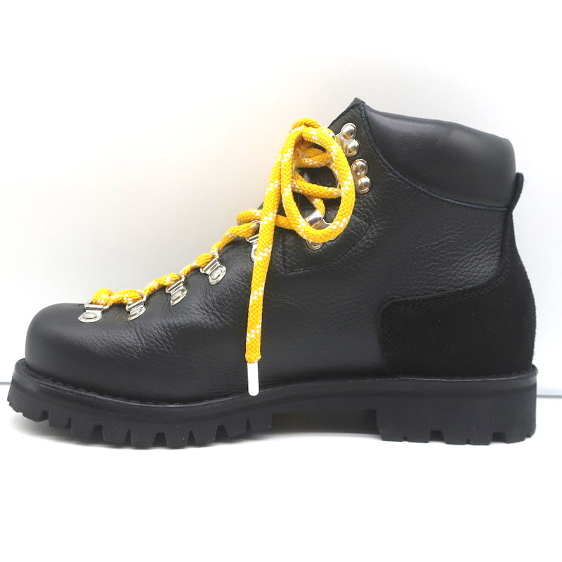 Proenza Schouler Hiking Boots Black Leather &amp; Suede Size 41 Lace-Up Ankle Boots