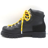 Proenza Schouler Hiking Boots Black Leather & Suede Size 41 Lace-Up Ankle Boots