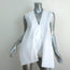 Diane Von Furstenberg Waist-Tie Top White Size Extra Small Sleeveless Blouse