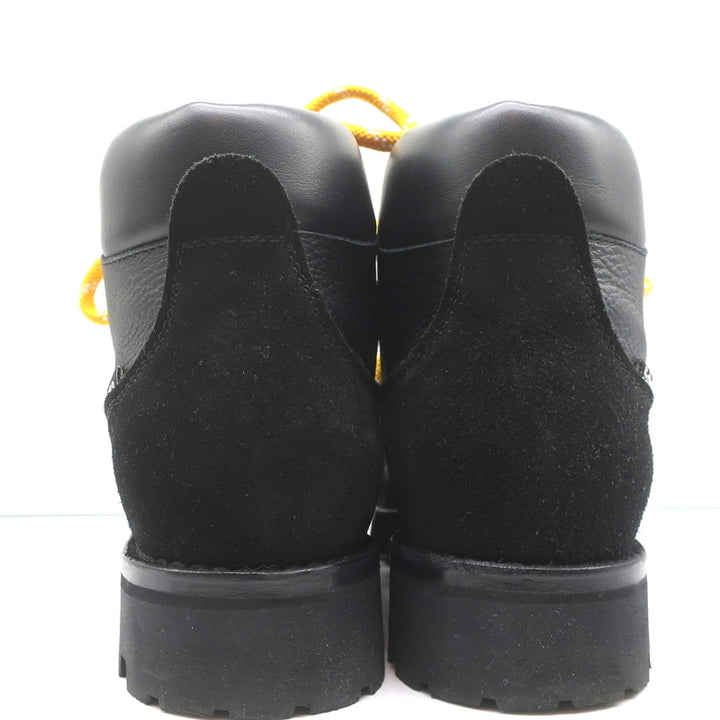 Proenza Schouler Hiking Boots Black Leather &amp; Suede Size 41 Lace-Up Ankle Boots