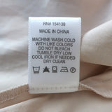 STAUD Demi Puff Sleeve Mini Dress Beige Stretch Cotton Size Extra Small