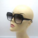 DITA Luzpa Oversize Square Sunglasses Black