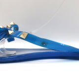 Valentino Rockstud Jelly Bow Thong Sandals Blue Size 40 Flat Flip Flops