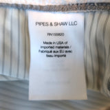 Veronica Beard Ruffle Mini Skirt Kaia White/Gray Striped Seersucker Size 2