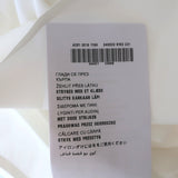 Prada Tuxedo Shirt White Stretch Poplin Size 38 Long Sleeve Blouse NEW