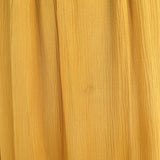 Ulla Johnson Midi Dress Sonja Honey Ruffled Chiffon Size 2 Short Sleeve V-Neck