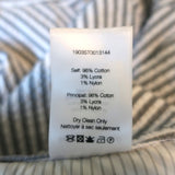 Veronica Beard Ruffle Mini Skirt Kaia White/Gray Striped Seersucker Size 2