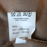 Gucci Sleeveless V-Neck Top Camel Stretch Silk Knit Size Medium