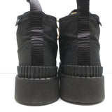 Proenza Schouler City Lug Sole Ankle Boots Black Nylon Size 41